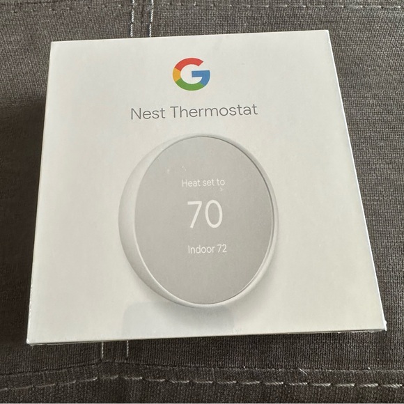 GOOGLE NEST THERMOSTAT PROGRAMMABLE SMART THERMOSTAT GA01334-US NEW SEALED - Picture 1 of 3